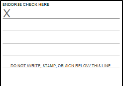 Bank Of America Check Endorsement Someone Else